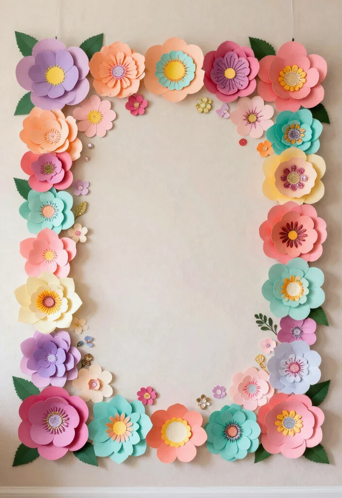19 DIY In Bloom Baby Shower Decor Ideas That Are Surprisingly Easy (Even the Kids Can Help!) - 2. DIY Floral Backdrop 1