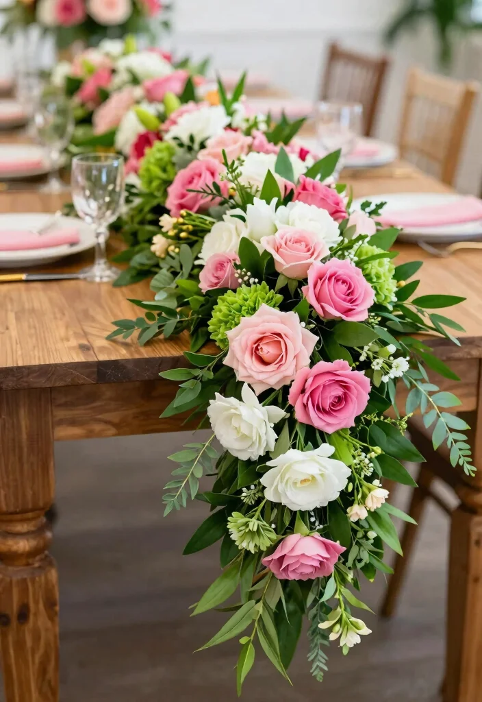 19 DIY In Bloom Baby Shower Decor Ideas That Are Surprisingly Easy (Even the Kids Can Help!) - 4. Floral Garland 1