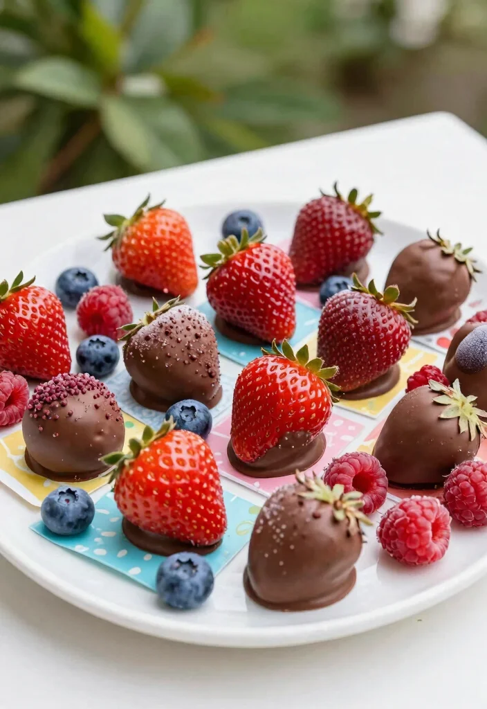 9 Frozen Chocolate Treats for Kids That Will Beat the Summer Heat! - 4. Frozen Chocolate-Covered Berries 1