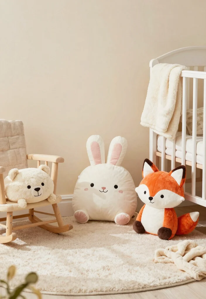 15 Adorable Baby Decorative Cushions That’ll Make Your Nursery a Dream Come True! - 1. Adorable Animal Pillows 1