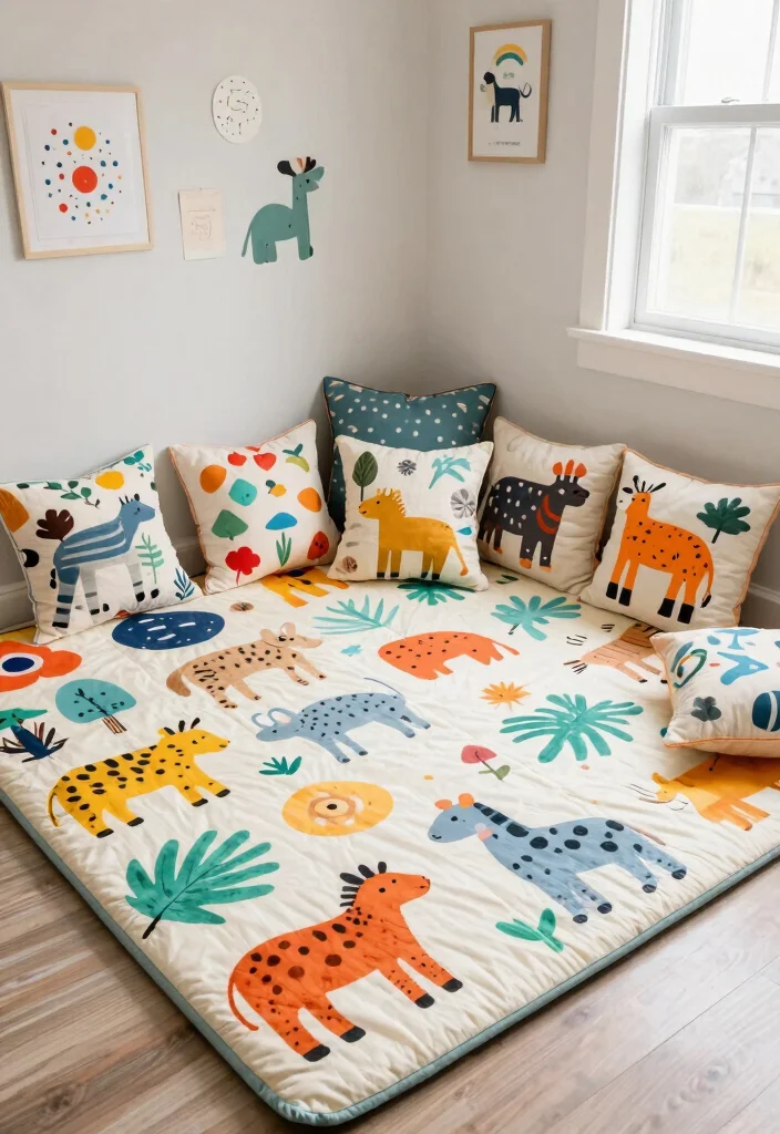 15 Adorable Baby Decorative Cushions That’ll Make Your Nursery a Dream Come True! - 11. Colorful Patterned Cushions 1