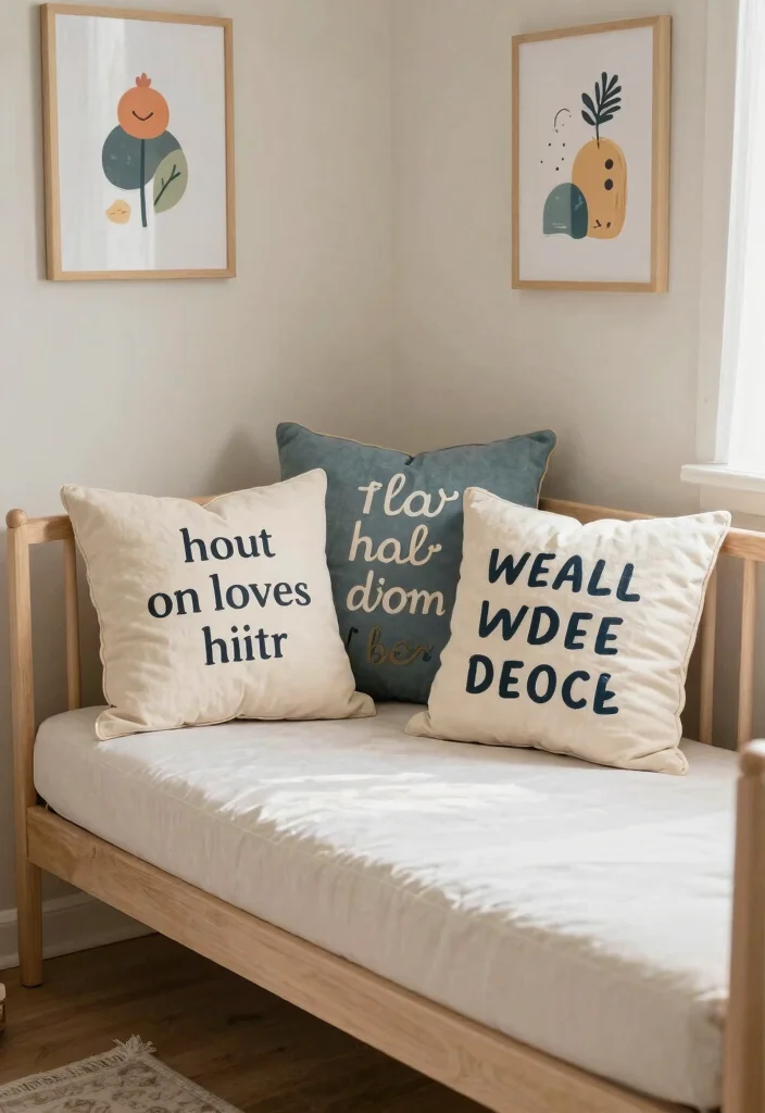 15 Adorable Baby Decorative Cushions That’ll Make Your Nursery a Dream Come True! - 14. Inspirational Quote Cushions 1