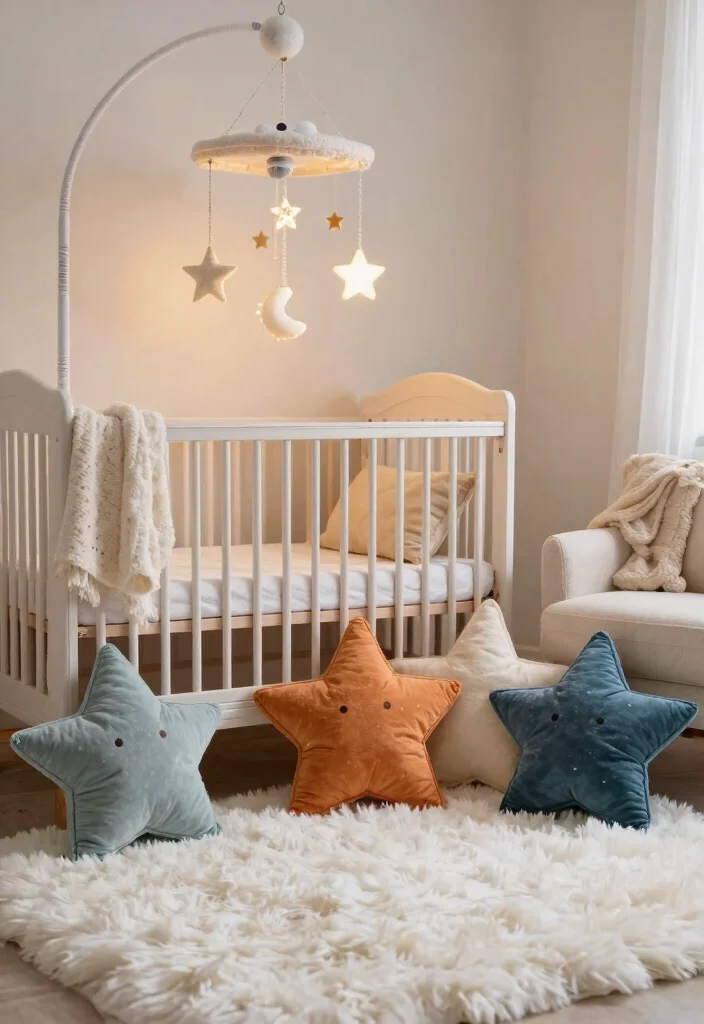 15 Adorable Baby Decorative Cushions That’ll Make Your Nursery a Dream Come True! - 3. Fun Star Pillows 1