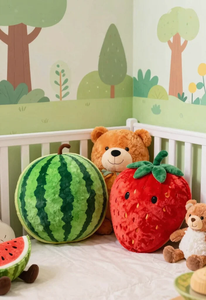 15 Adorable Baby Decorative Cushions That’ll Make Your Nursery a Dream Come True! - 5. Cute Fruit Pillows 1
