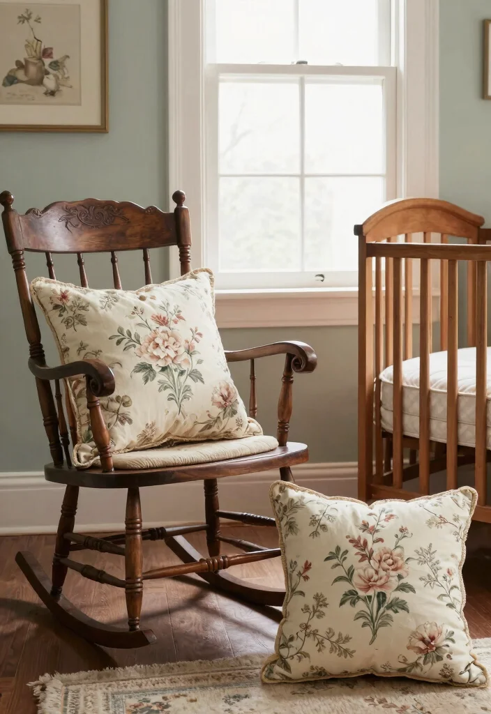 15 Adorable Baby Decorative Cushions That’ll Make Your Nursery a Dream Come True! - 8. Vintage-Inspired Cushions 1