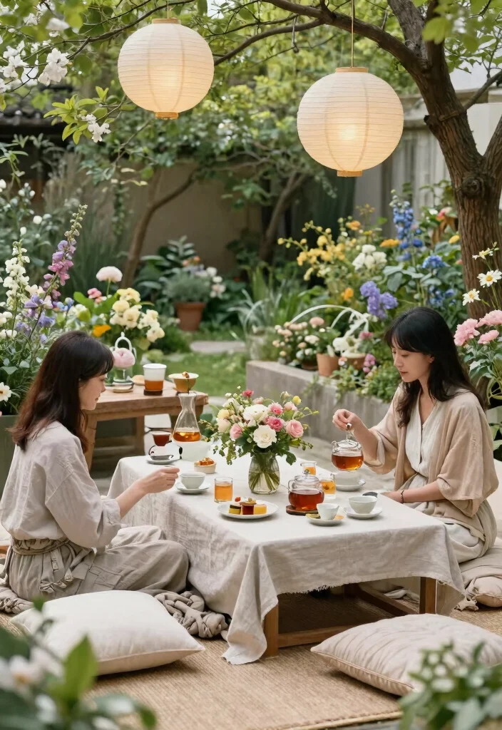 15 Floral Baby Shower Themes That'll Leave Your Guests in Awe! (Wait Until You See #8!) - 6. Garden Tea Party 1