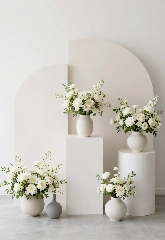 15 Floral Baby Shower Themes That'll Leave Your Guests in Awe! (Wait Until You See #8!) - 7. Minimalist Floral Bliss 1