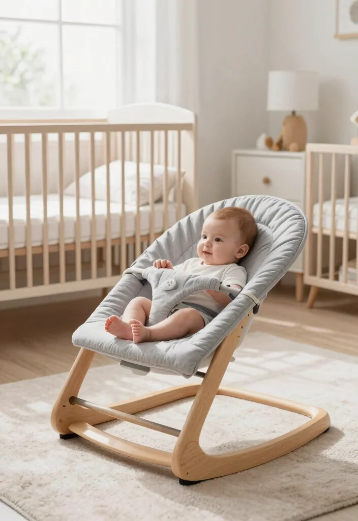 20 Stylish Baby Bouncers That Will Elevate Your Nursery Decor (Wait Until You See #6!) - 1. Sleek Scandinavian Design 1