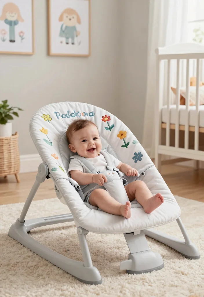 20 Stylish Baby Bouncers That Will Elevate Your Nursery Decor (Wait Until You See #6!) - 10. Customized Artwork 1