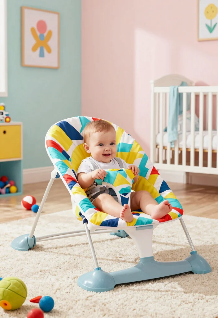 20 Stylish Baby Bouncers That Will Elevate Your Nursery Decor (Wait Until You See #6!) - 11. Statement Patterns 1