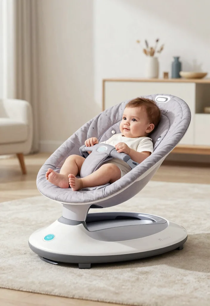 20 Stylish Baby Bouncers That Will Elevate Your Nursery Decor (Wait Until You See #6!) - 12. Futuristic Designs 1
