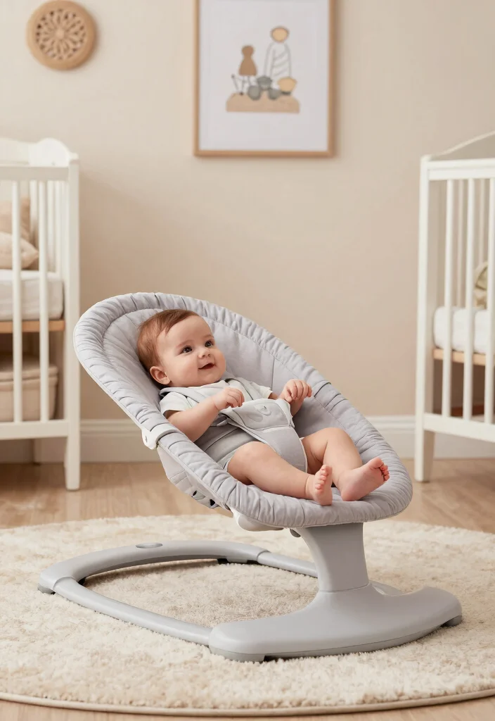 20 Stylish Baby Bouncers That Will Elevate Your Nursery Decor (Wait Until You See #6!) - 20. The Perfect Finishing Touch 1
