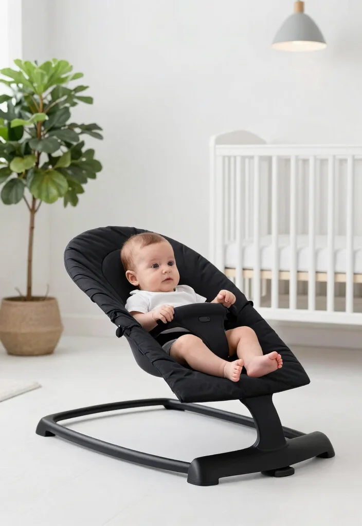 20 Stylish Baby Bouncers That Will Elevate Your Nursery Decor (Wait Until You See #6!) - 3. Modern Minimalist 1