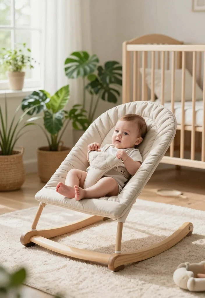 20 Stylish Baby Bouncers That Will Elevate Your Nursery Decor (Wait Until You See #6!) - 4. Eco-Friendly Options 1