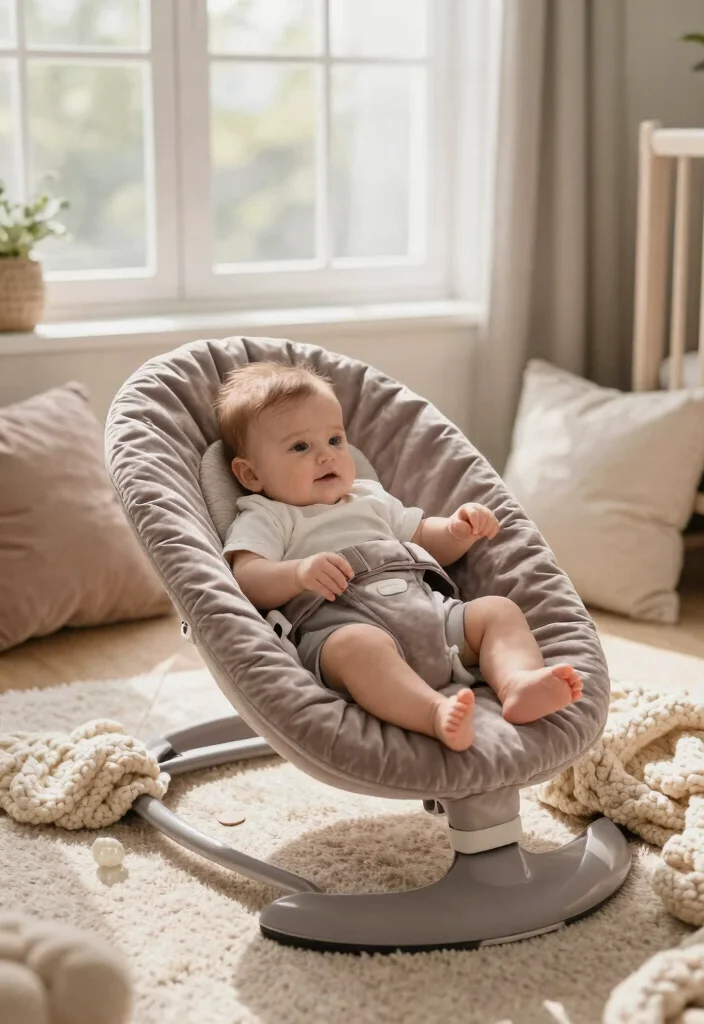 20 Stylish Baby Bouncers That Will Elevate Your Nursery Decor (Wait Until You See #6!) - 7. Textured Fabrics 1