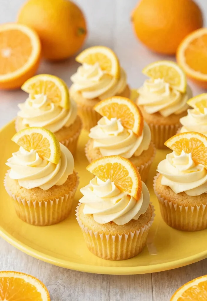 21 Magical Star Cupcakes for Your Next Space-Themed Birthday Party (You Won't Believe #9!) - 11. Starburst Citrus Cupcakes 1