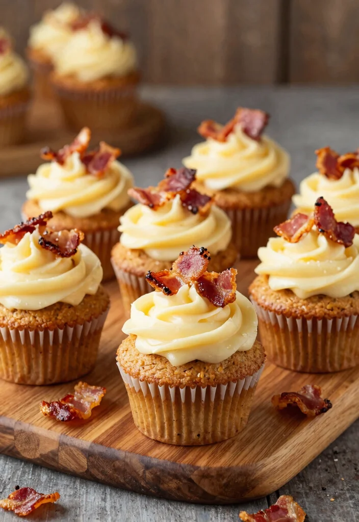 21 Magical Star Cupcakes for Your Next Space-Themed Birthday Party (You Won't Believe #9!) - 19. Meteorite Maple Bacon 1