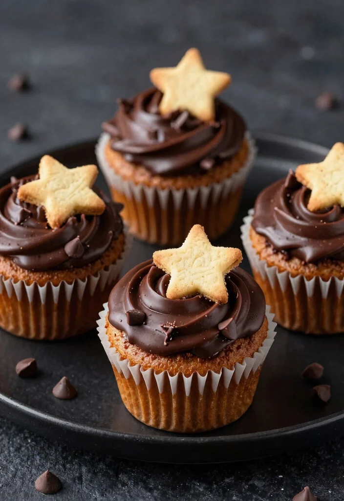 21 Magical Star Cupcakes for Your Next Space-Themed Birthday Party (You Won't Believe #9!) - 4. Cosmic Chocolate Chip Stars 1