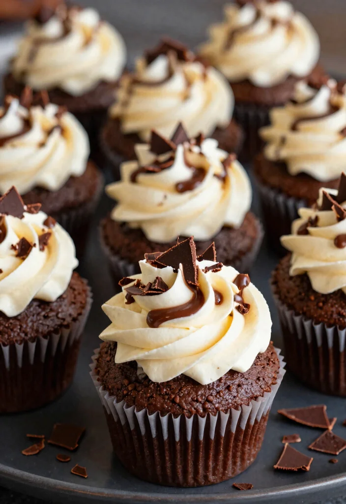 21 Magical Star Cupcakes for Your Next Space-Themed Birthday Party (You Won't Believe #9!) - 5. Nebula Nutella Cupcakes 1
