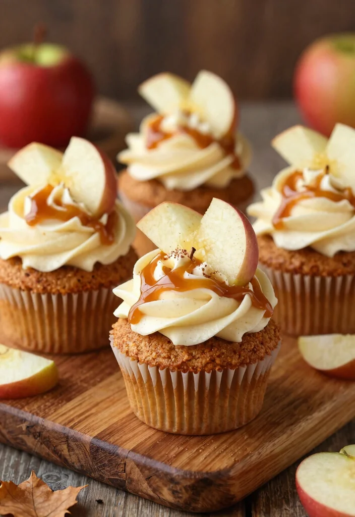 21 Magical Star Cupcakes for Your Next Space-Themed Birthday Party (You Won't Believe #9!) - 9. Celestial Caramel Apple 1