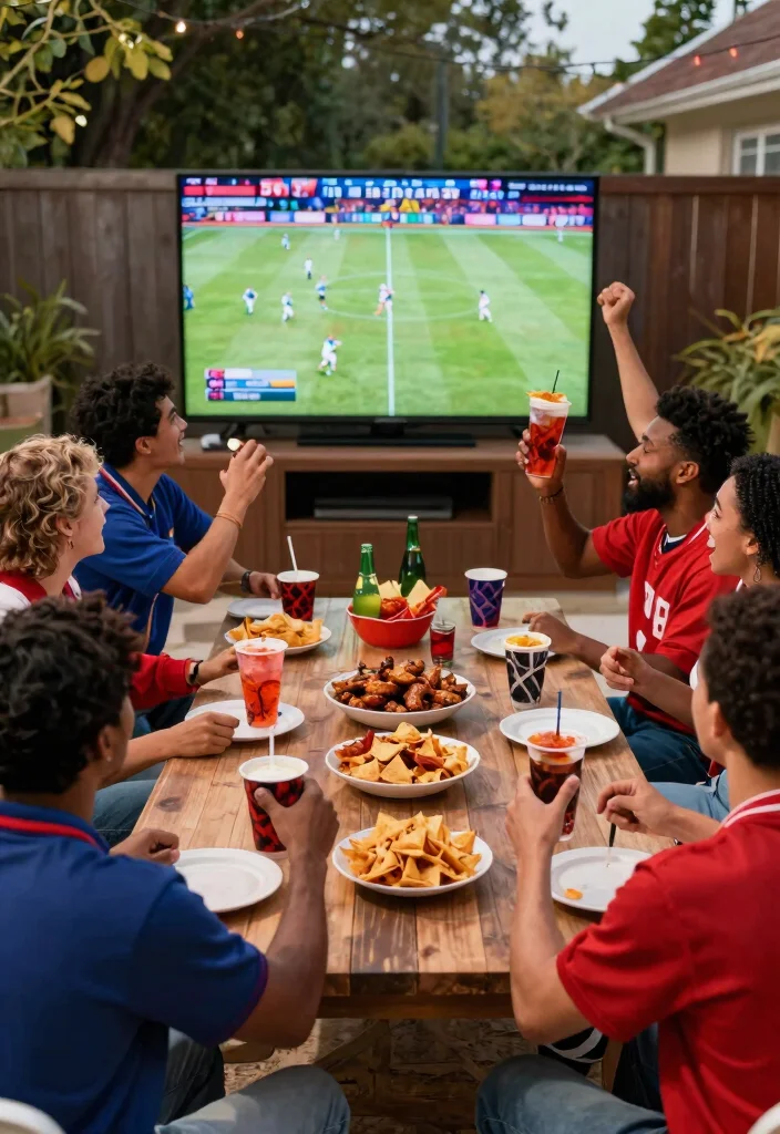 21 Themed Summer Party Ideas That Will Have Everyone Talking (You Won't Believe #7!) - 10. Sports Game Viewing Party 1