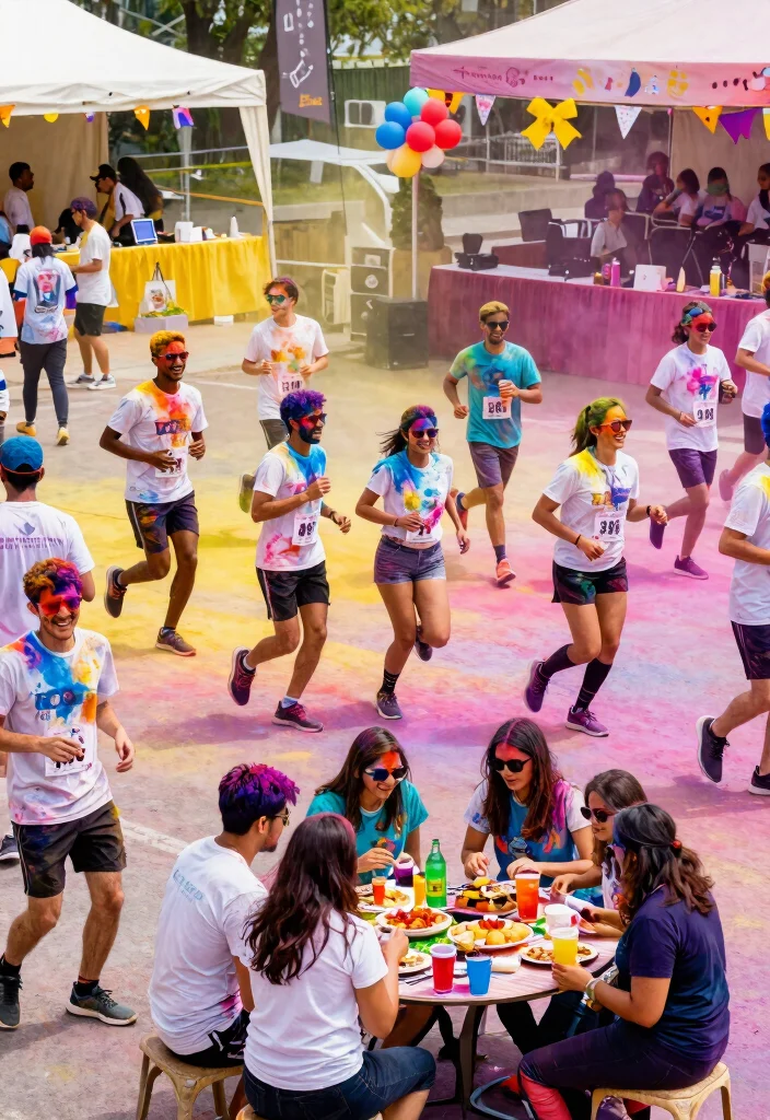 21 Themed Summer Party Ideas That Will Have Everyone Talking (You Won't Believe #7!) - 11. Color Run Party 1