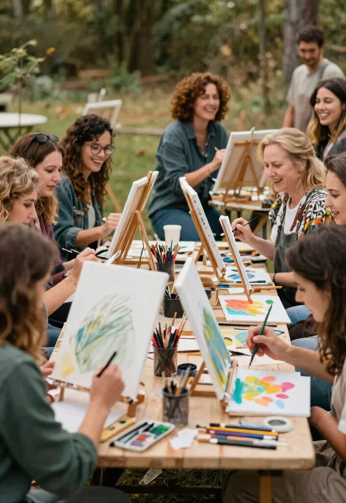 21 Themed Summer Party Ideas That Will Have Everyone Talking (You Won't Believe #7!) - 17. Artist's Retreat 1
