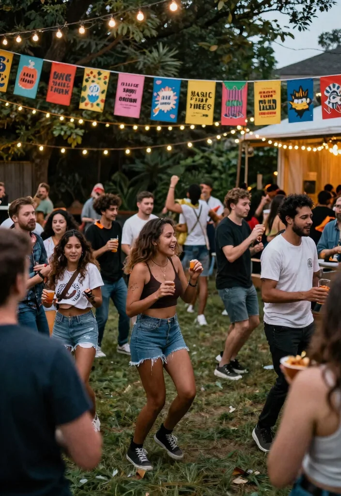 21 Themed Summer Party Ideas That Will Have Everyone Talking (You Won't Believe #7!) - 18. Music Festival Vibes 1