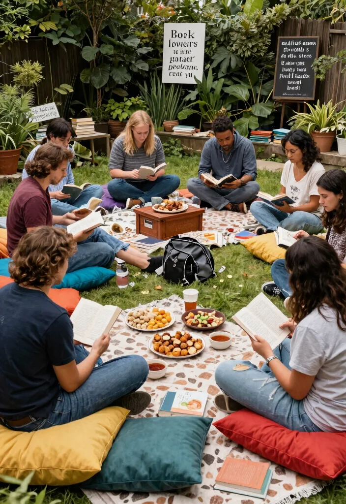 21 Themed Summer Party Ideas That Will Have Everyone Talking (You Won't Believe #7!) - 20. Book Lovers' Gathering 1