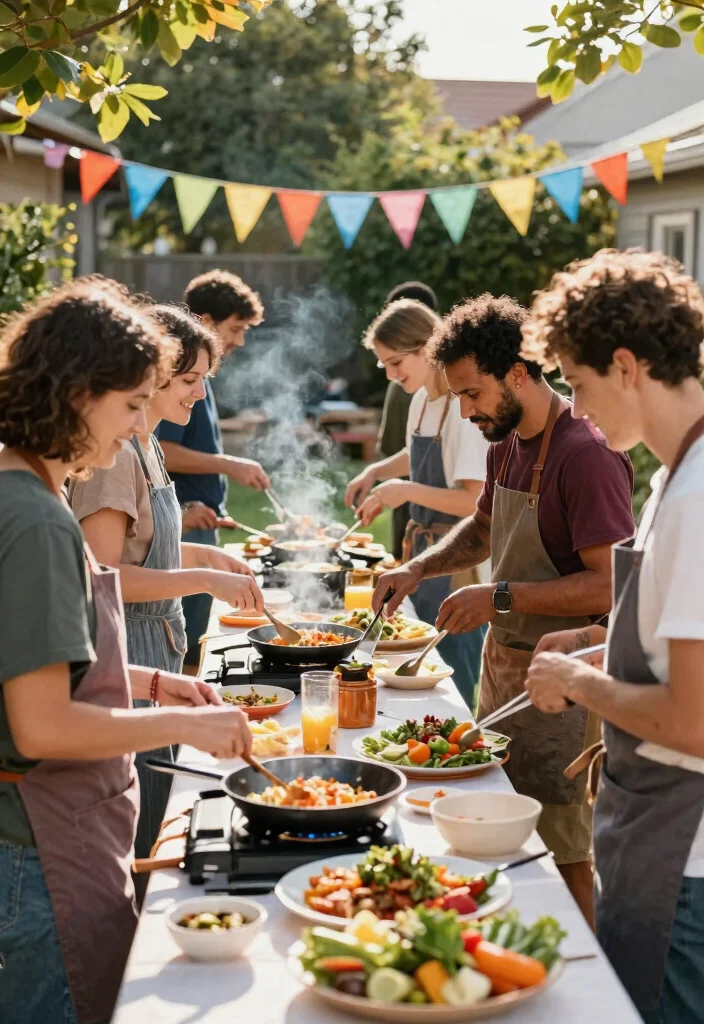 21 Themed Summer Party Ideas That Will Have Everyone Talking (You Won't Believe #7!) - 21. Outdoor Cooking Challenge 1