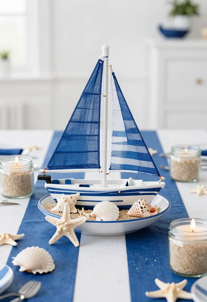 22 Colorful Baby Shower Centerpieces That Will Brighten Up Your Event (Wait for #10!) - 7. Nautical Nonsense 1