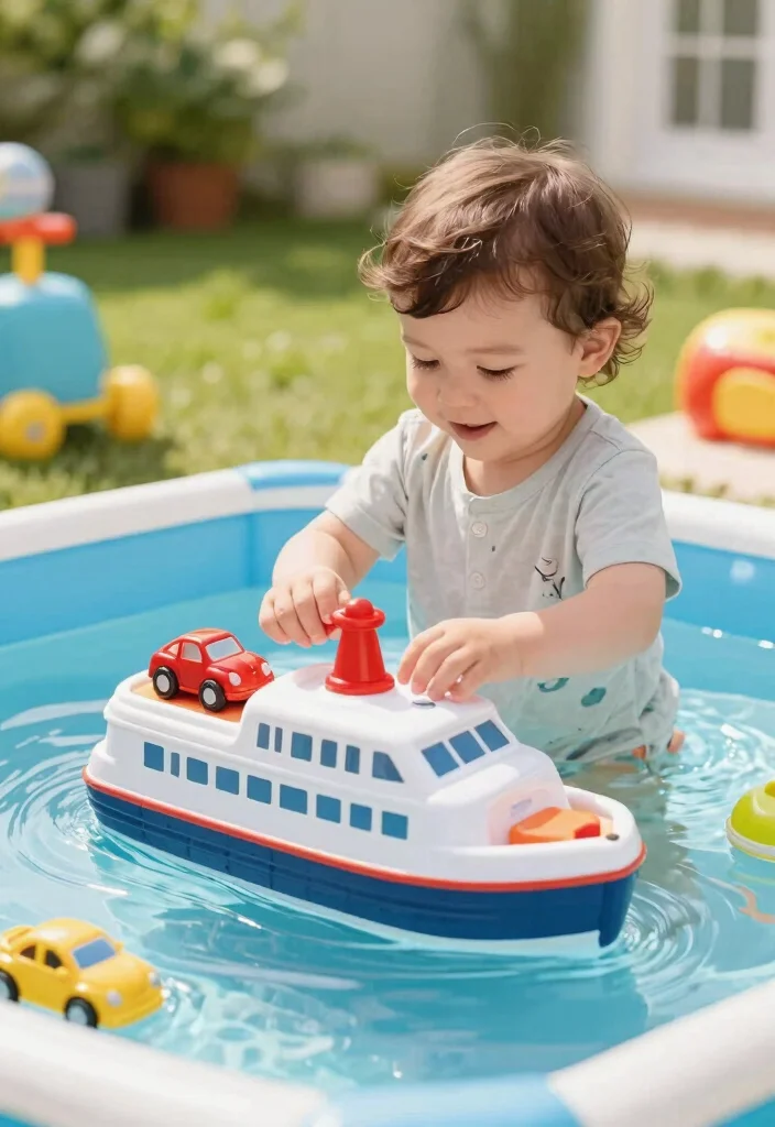 22 Interactive Toys for Toddlers That Will Keep Them Engaged and Learning! - 15. Green Toys Ferry Boat with Mini Cars 1