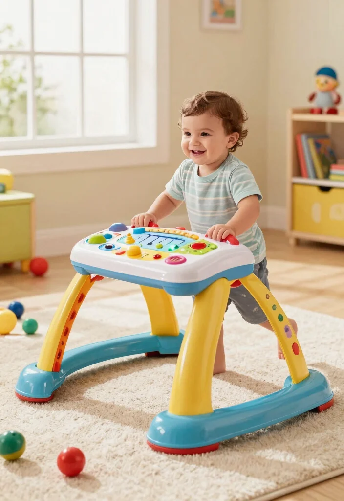 22 Interactive Toys for Toddlers That Will Keep Them Engaged and Learning! - 2. VTech Sit-To-Stand Learning Walker 1