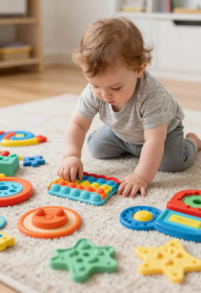 22 Interactive Toys for Toddlers That Will Keep Them Engaged and Learning! - 20. Infantino Sensory Press and Stay Sensory Blocks 1