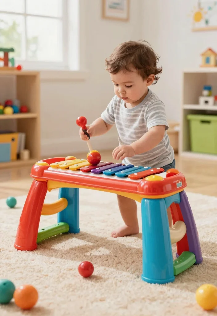 22 Interactive Toys for Toddlers That Will Keep Them Engaged and Learning! - 6. Hape Pound & Tap Bench with Slide Out Xylophone 1