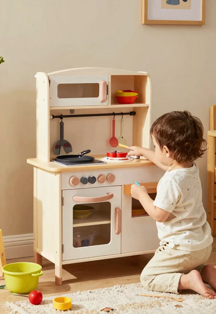 22 Interactive Toys for Toddlers That Will Keep Them Engaged and Learning! - 8. KidKraft Vintage Kitchen 1