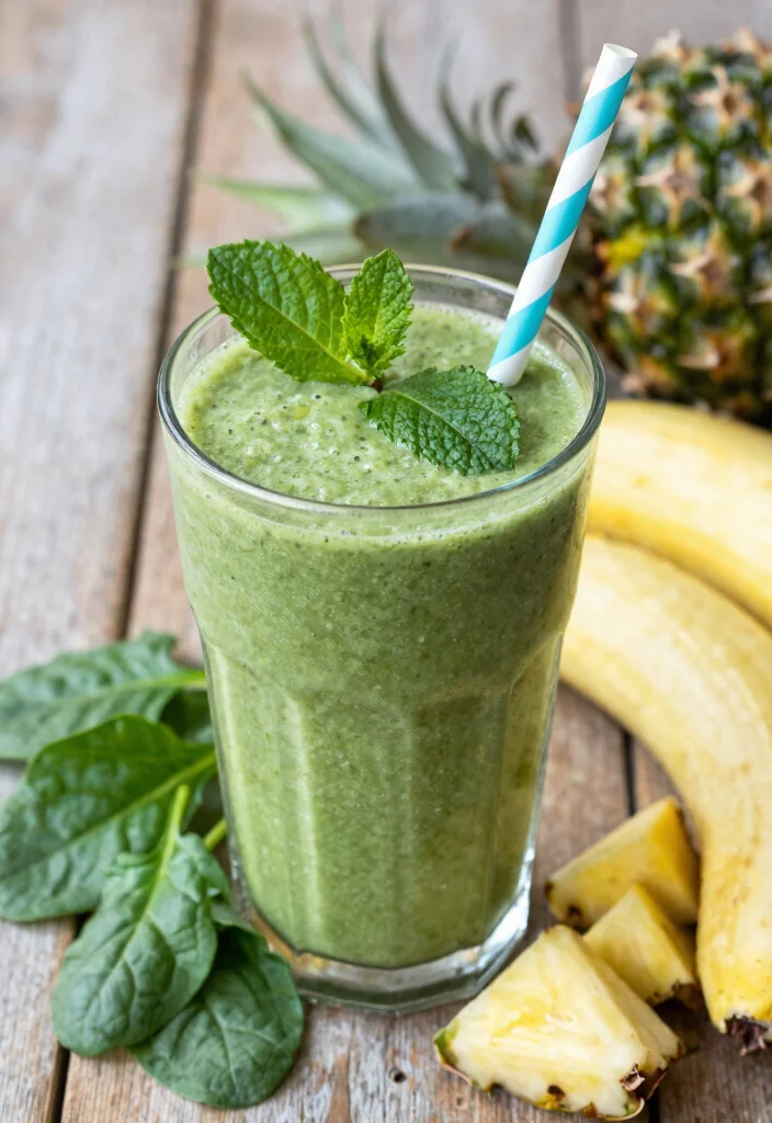 10 Delicious Toddler Smoothies That Will Make Them Love Their Veggies! - 1. Green Monster Smoothie 1