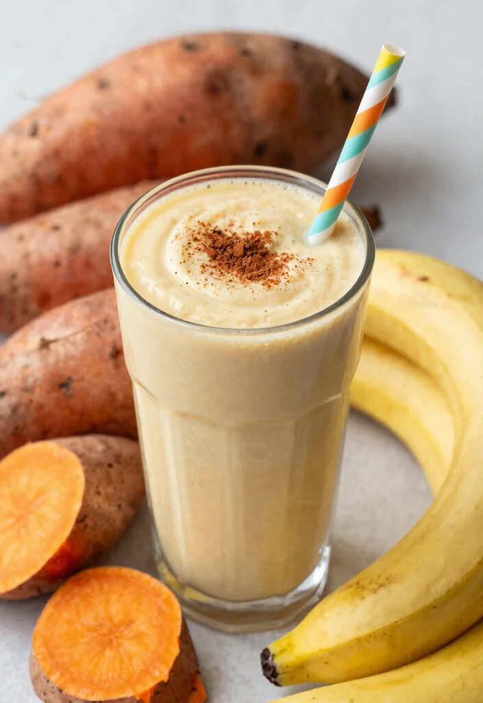 10 Delicious Toddler Smoothies That Will Make Them Love Their Veggies! - 8. Sweet Potato Smoothie 1