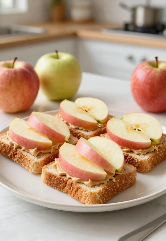 10 Healthy Toddler Snacks That Will Make Your Little One Say 'YUM!' - 8. Apple Sandwiches with Almond Butter 1