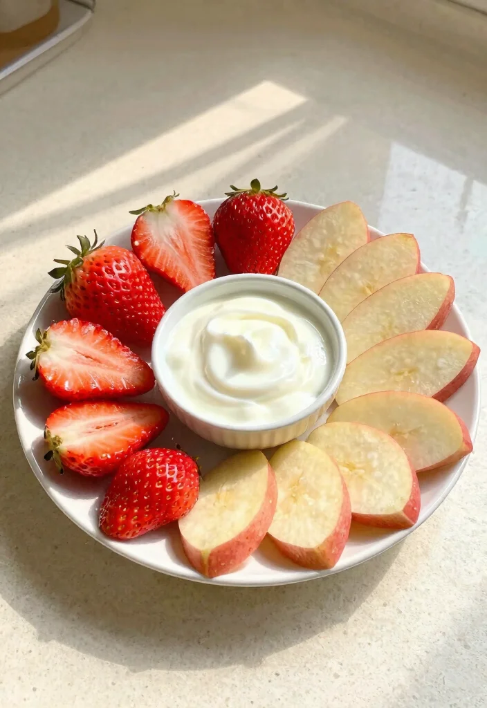 12 Creative Toddler Breakfast Ideas That'll Have Them Jumping Out of Bed! - 9. Yogurt Dipped Fruit 1