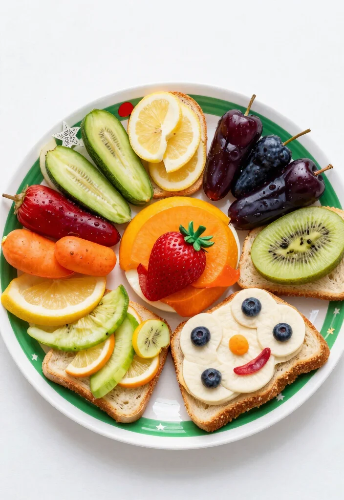 12 Creative Toddler Food Display Ideas That Will Make Them Smile! - 10. Themed Party Plates 1