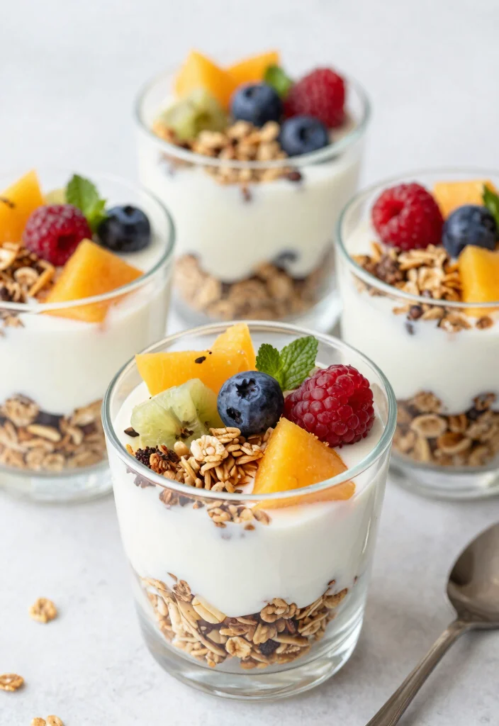 12 Creative Toddler Food Display Ideas That Will Make Them Smile! - 6. Edible Art with Yogurt Parfaits 1