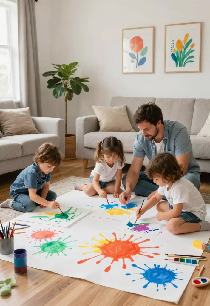 12 Easy Mindful Parenting Techniques to Connect with Your Kids (Try #7 Today!) - 5. Mindful Art Projects 1