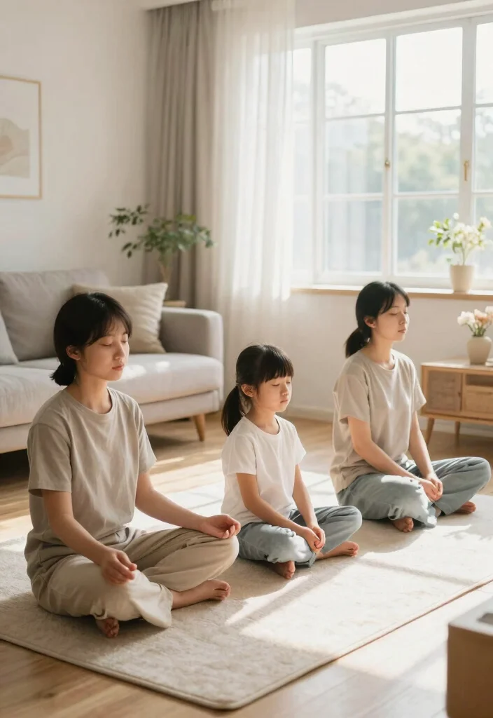 12 Easy Mindful Parenting Techniques to Connect with Your Kids (Try #7 Today!) - 7. Try Meditation Together (Try This Today!) 1