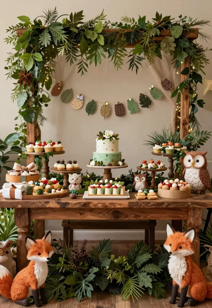 12 Unforgettable Baby Shower Themes That Will Leave Your Guests in Awe! (Wait Until You See #8!) - 1. Whimsical Woodland 1