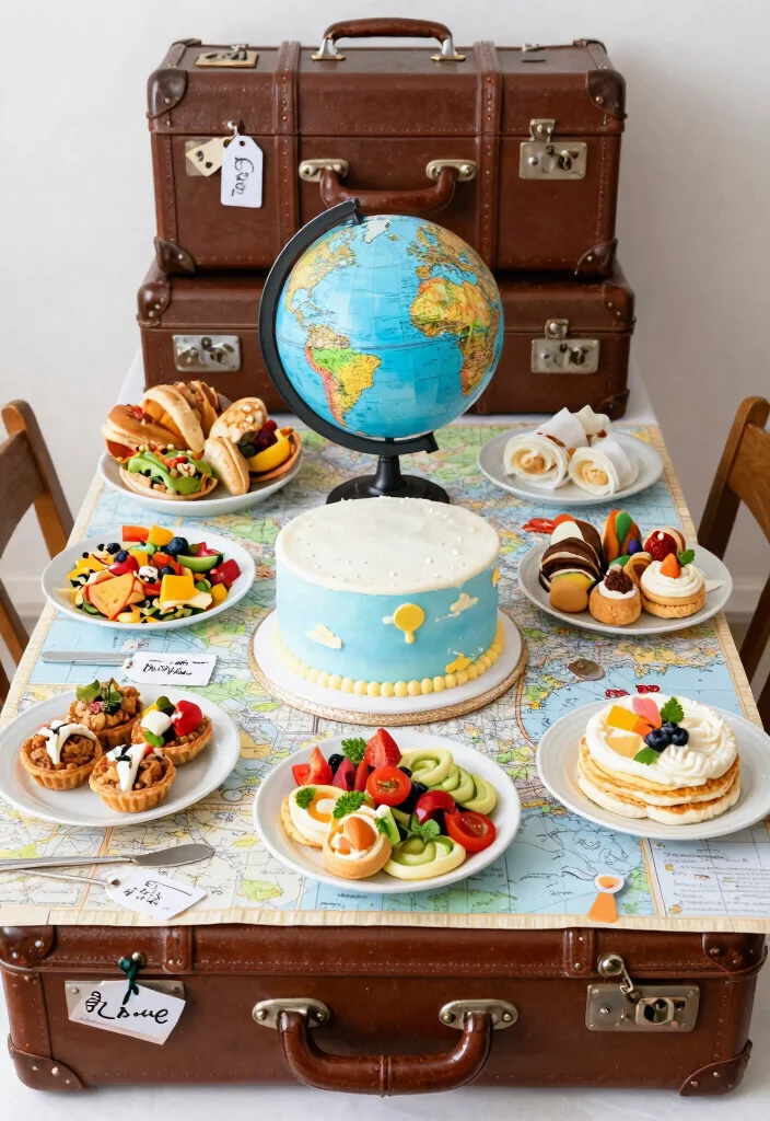 12 Unforgettable Baby Shower Themes That Will Leave Your Guests in Awe! (Wait Until You See #8!) - 10. Travel the World 1