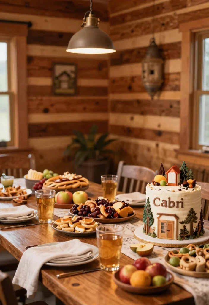 12 Unforgettable Baby Shower Themes That Will Leave Your Guests in Awe! (Wait Until You See #8!) - 12. Cozy Cabin Retreat 1