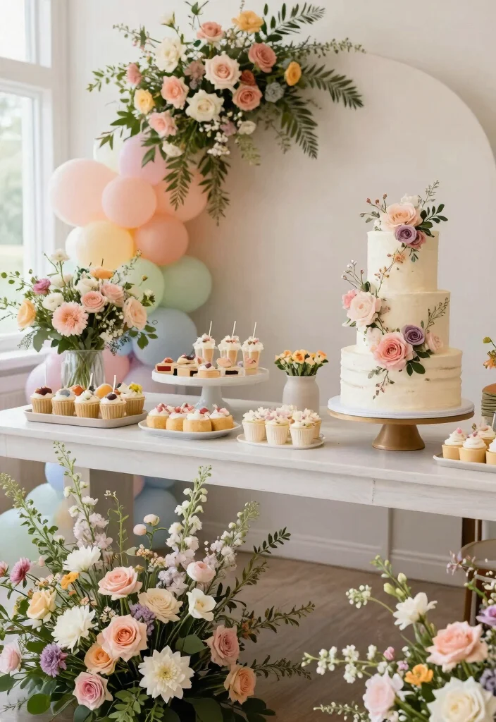12 Unforgettable Baby Shower Themes That Will Leave Your Guests in Awe! (Wait Until You See #8!) - 3. Beautifully Blooms 1