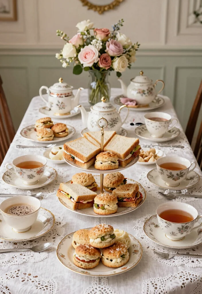 12 Unforgettable Baby Shower Themes That Will Leave Your Guests in Awe! (Wait Until You See #8!) - 4. Vintage Tea Party 1