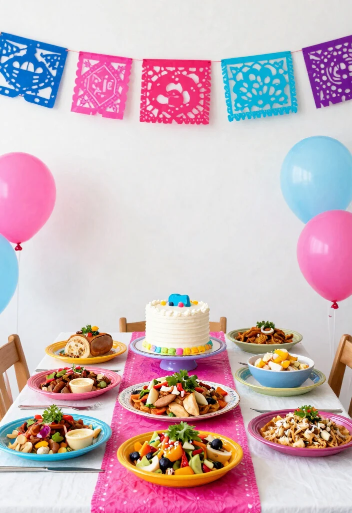 12 Unforgettable Baby Shower Themes That Will Leave Your Guests in Awe! (Wait Until You See #8!) - 5. Gender Reveal Fiesta 1